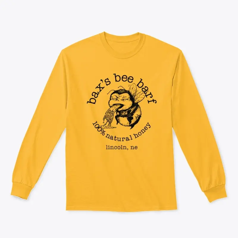 Bee Barf Black Print