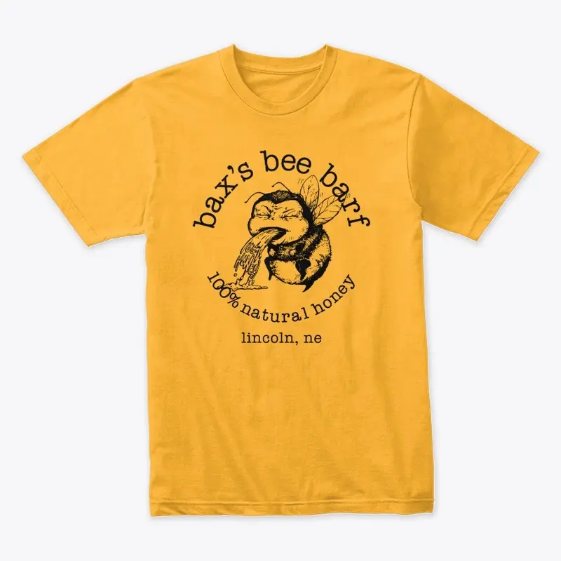 Bee Barf Black Print