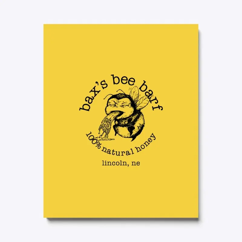 Bee Barf Accessories Black Print