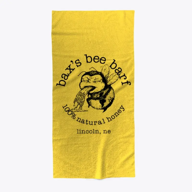 Bee Barf Accessories Black Print