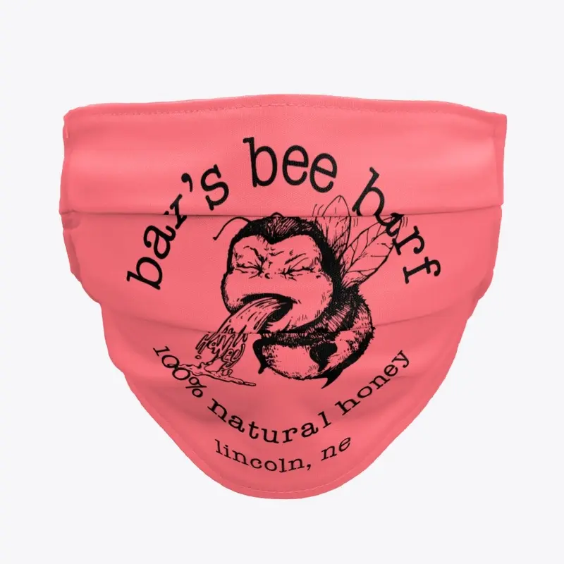 Bee Barf Black Print